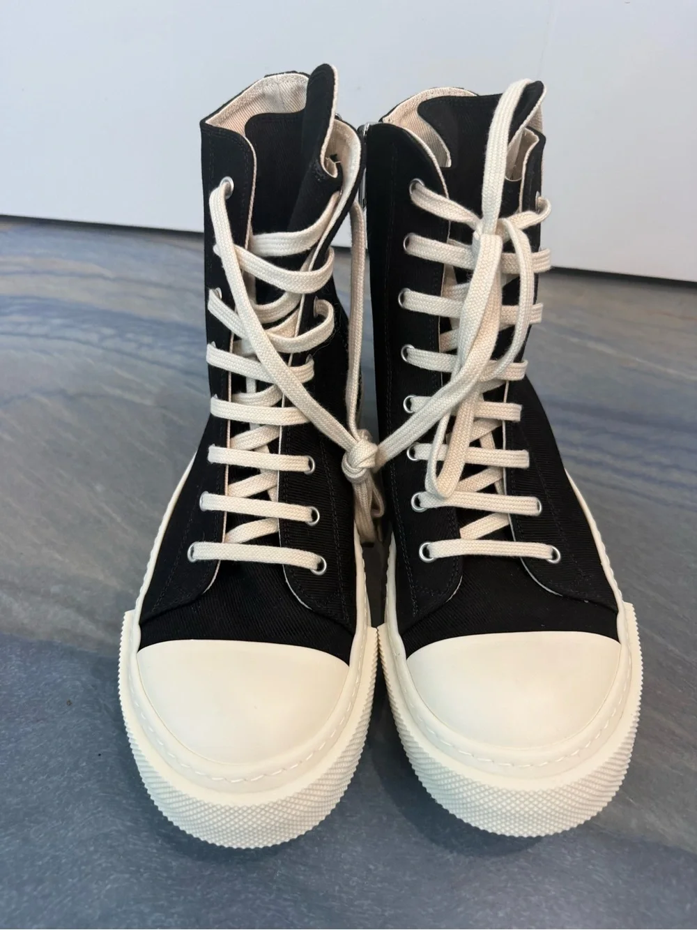 Rick Owens DRKSHDW canvas sneakers sz 41 no box $928